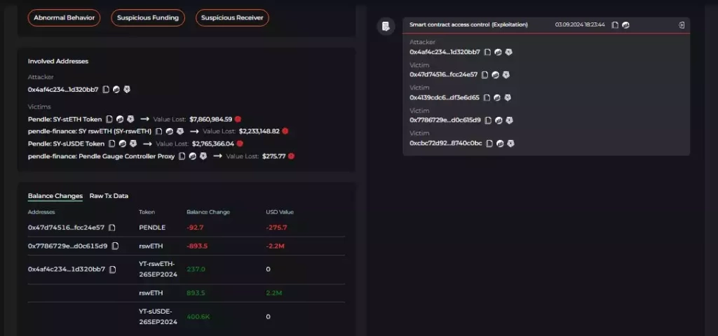 DeFi Protokolü Penpie (PNP)'ye Saldırı, 27$ Milyon Kaybetti - 2 Resim - 1