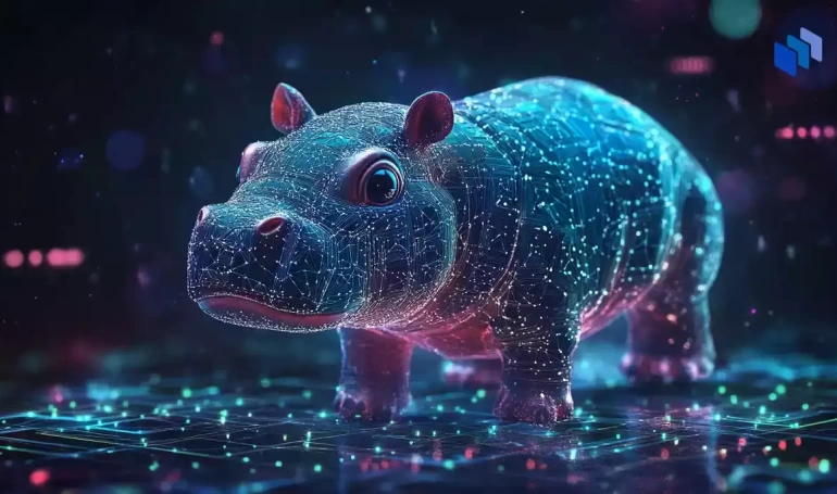Baby Hippo Memecoin Moo Deng