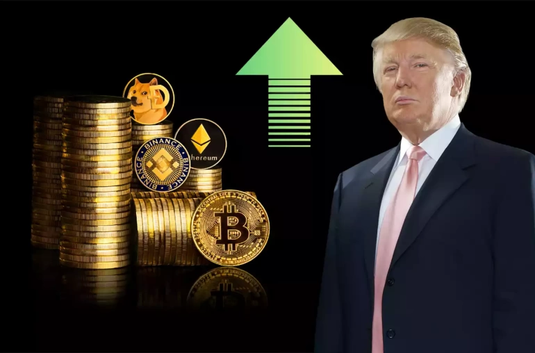 bitcoin ve altcoinler trump heyecaniyla yukseliyor