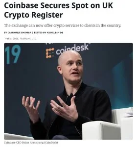 Coinbase, FCA Onayı Aldı ve Birleşik Krallık’ta Kripto Hizmeti - 2 Resim - 1