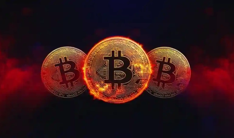 btc bitcoinde sert dusus