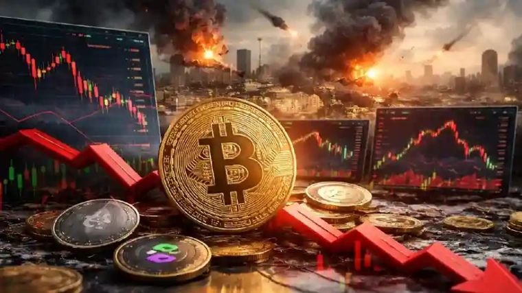 bitcoin belirsizlik savas dusus