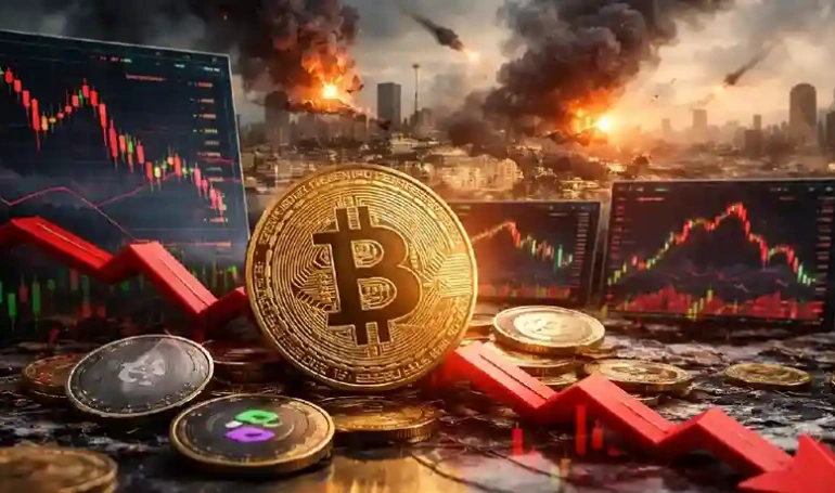 bitcoin belirsizlik savas dusus