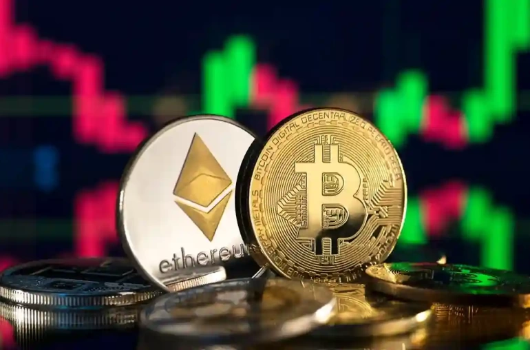 bitcoin btc ethereum eth yukselis